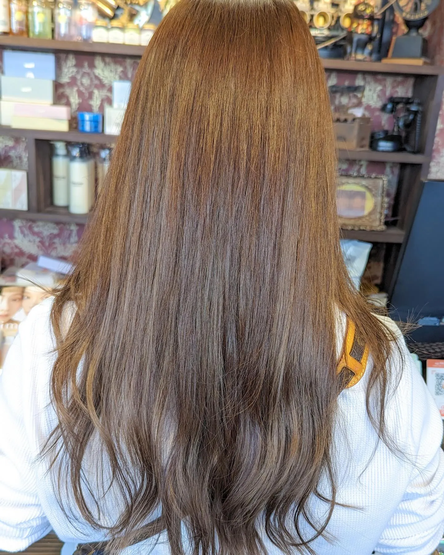 ''ブリーチ無し　ナチュラルブラウン''
