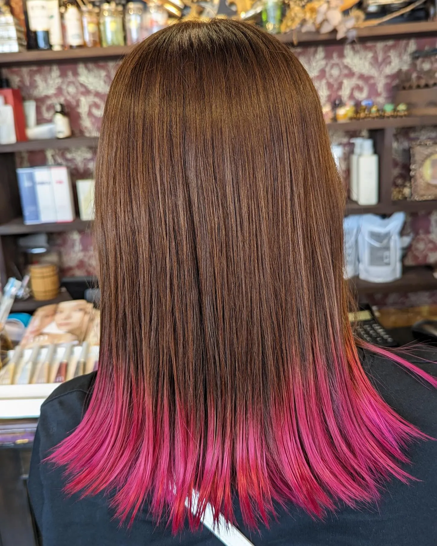 ''キャンディーピンク裾カラー🩷''